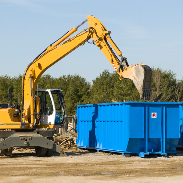 what are the rental fees for a residential dumpster in Montgomery